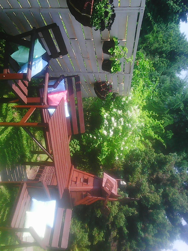 Mój wiejski kącik w środku miasta.