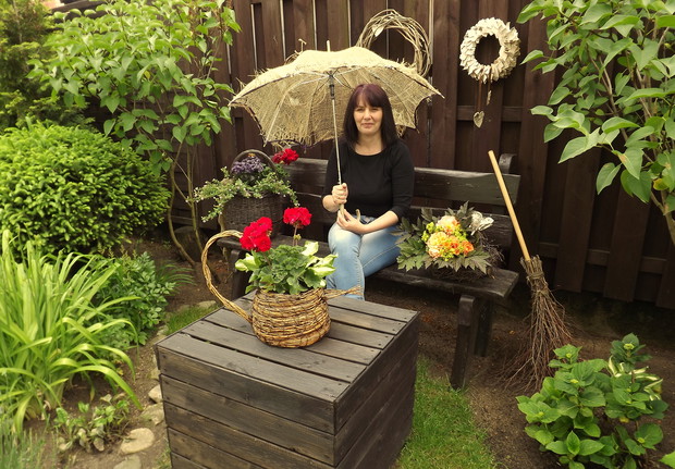  Moje  ulubione miejsce - tu piję kawkę i myślę co nowego stworzyć do ogrodu