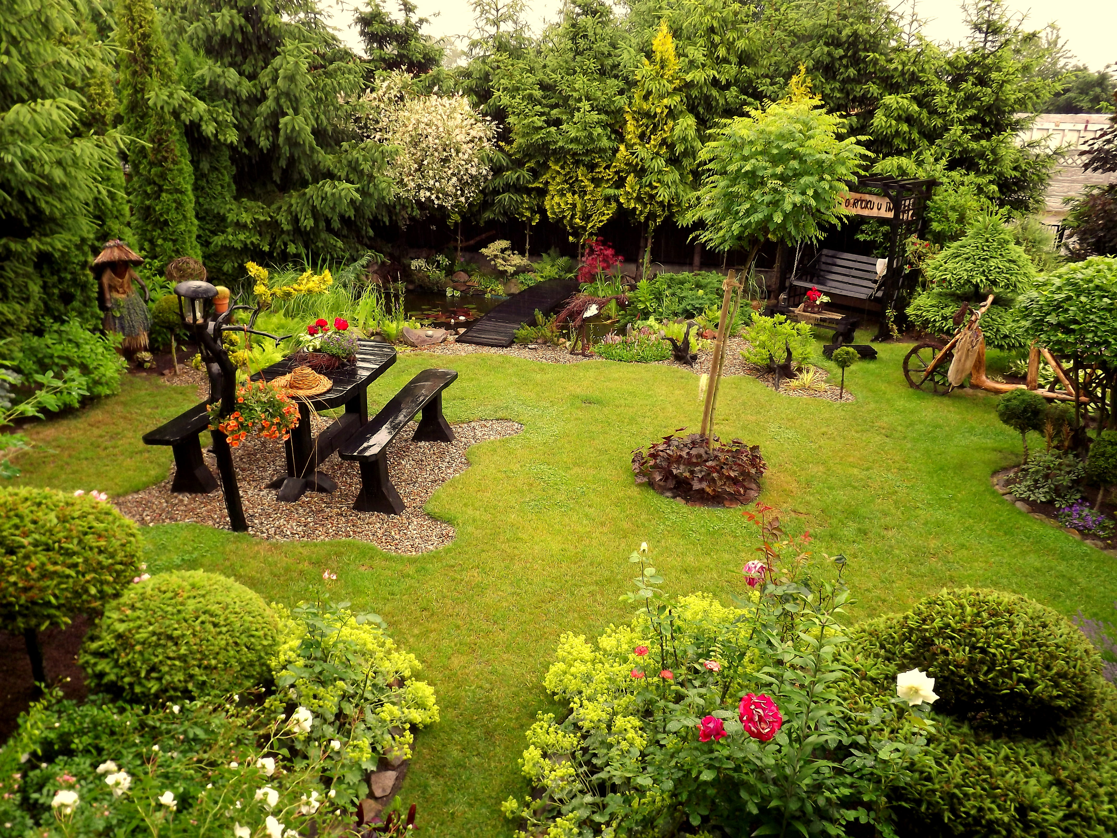 Reprezentacyjna część ogrodu