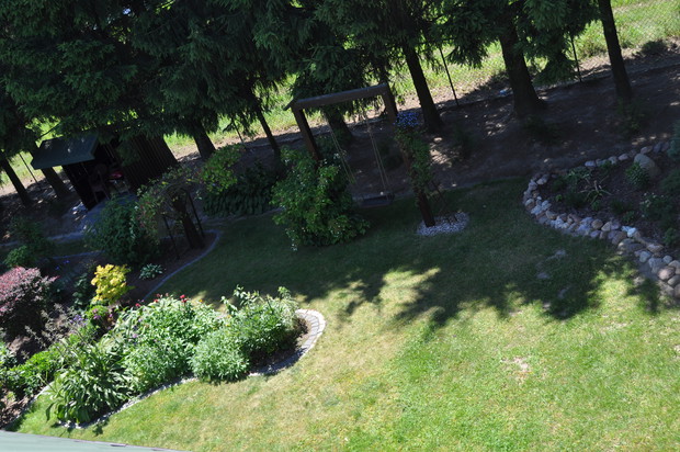 Widok kwietnika z góry