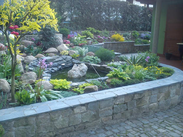 kolejna część ogrodu również wiosną