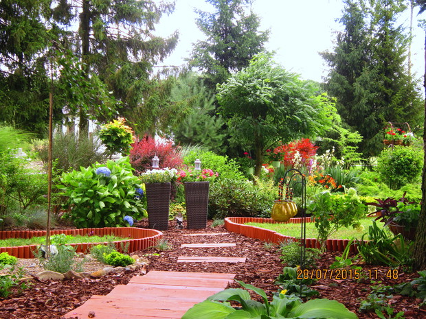 Północna część ogrodu