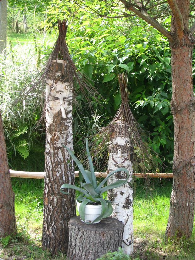 Ludzik z brzozy zrobione przez mojego Męża :)