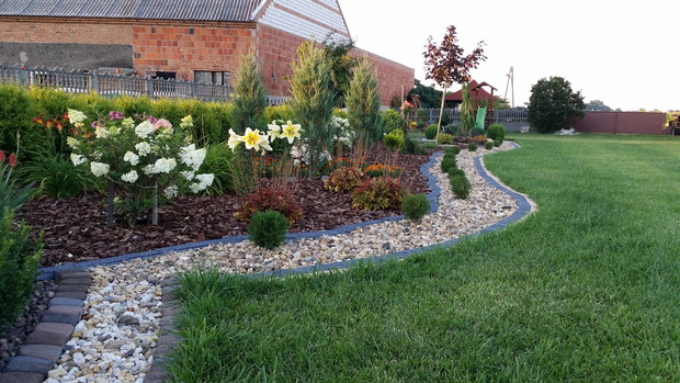 Ujęcie z drugiej strony działki