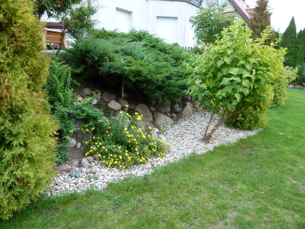 część skarpy tarasu