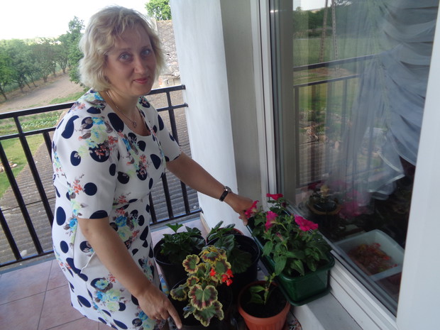 Lubię zajmować się kwiatami.