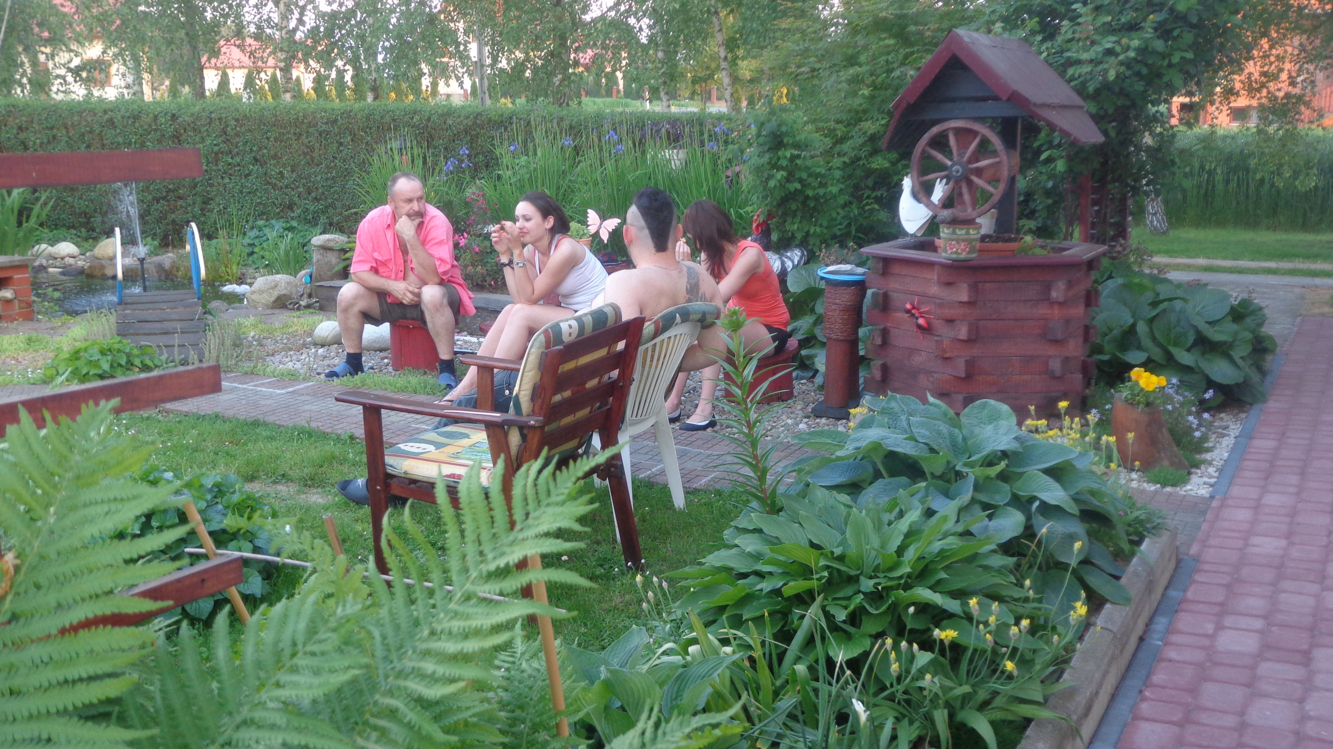 Popołudniowa sjesta rodzinna.