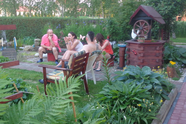 Popołudniowa sjesta rodzinna.