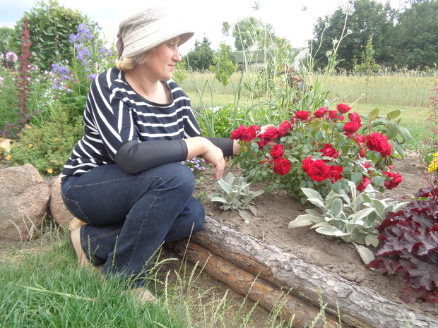 Róże to moje ulubienice w ogrodzie.