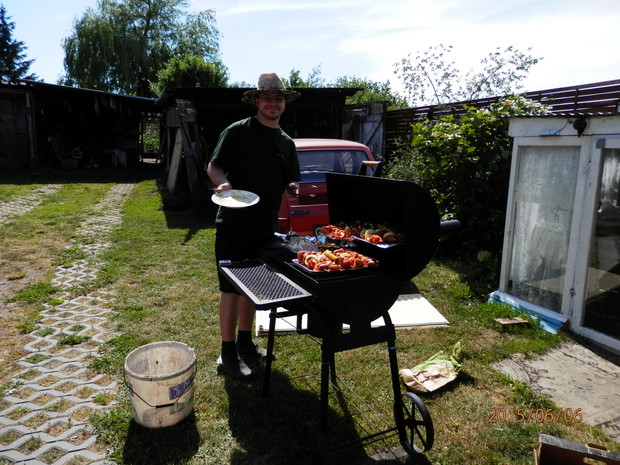 Warzywa i owoce z naszego ogrodu wykorzystujemy również do grillowania. Są przepyszne