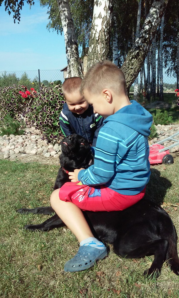 Zabawa z naszym pieskiem :)
