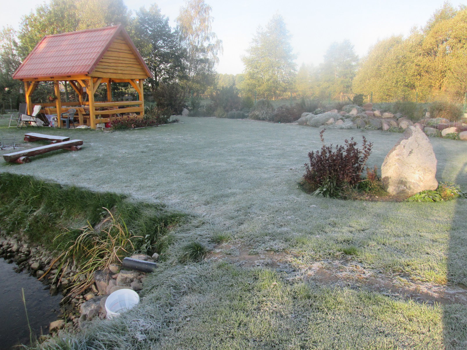 Pierwszy przymrozek tej jesieni