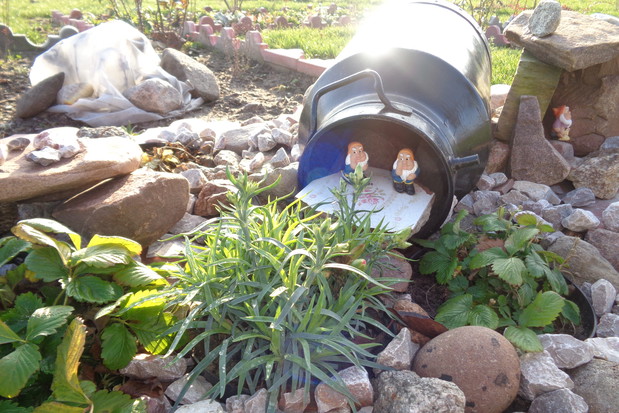 Także krasnale cieszyły się ze wspaniałej pogody.