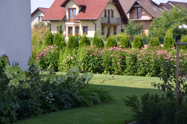 Widoki od tyłu domu