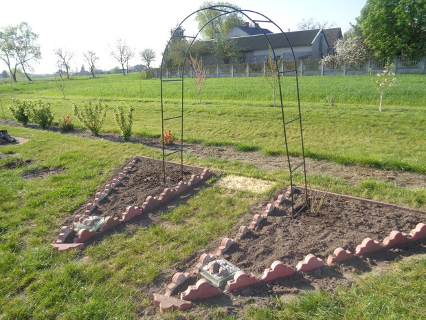 Na wiosnę pomysł na pergolę już był. 