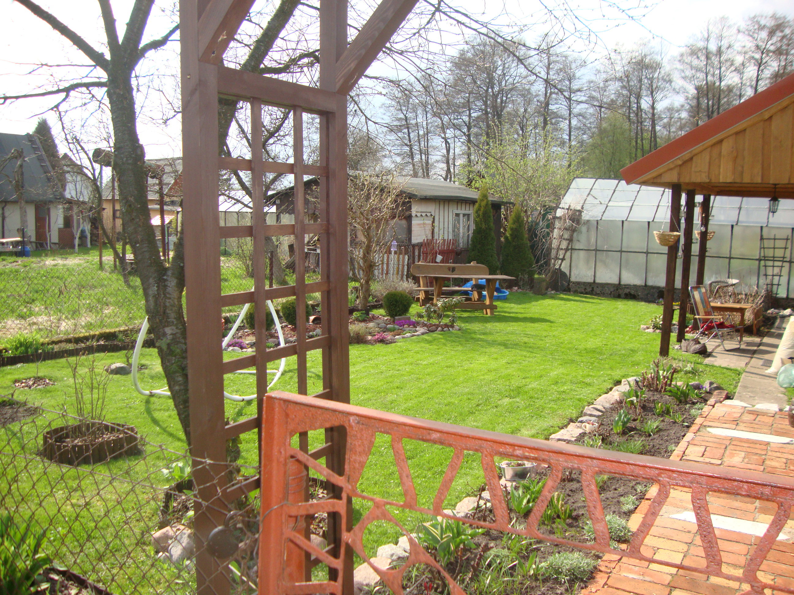 Pierwsze koszenie trawy.