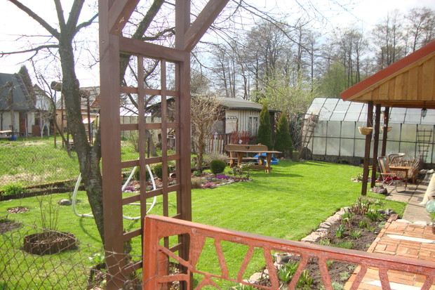 Pierwsze koszenie trawy.