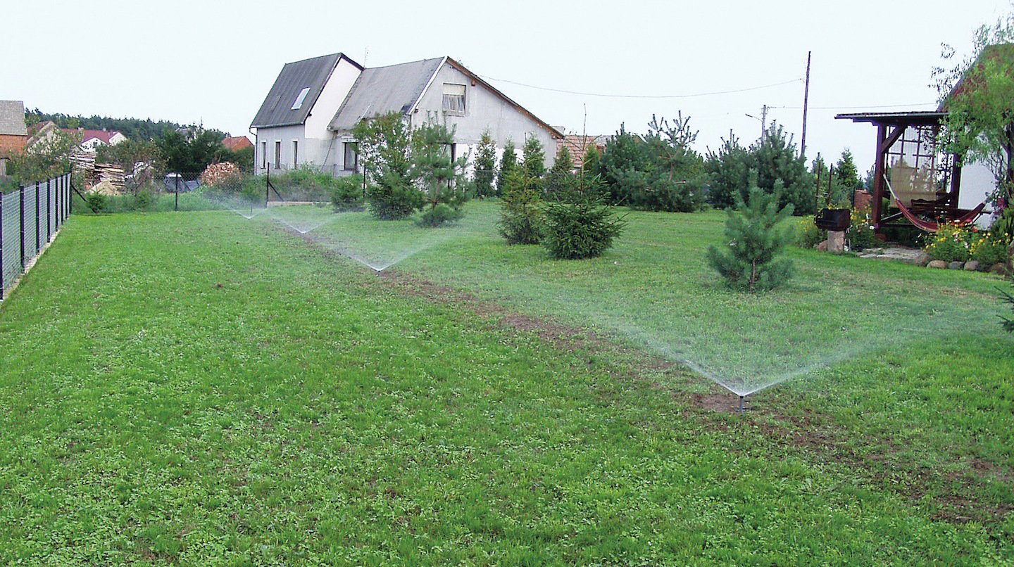 System nawadniający w akcji