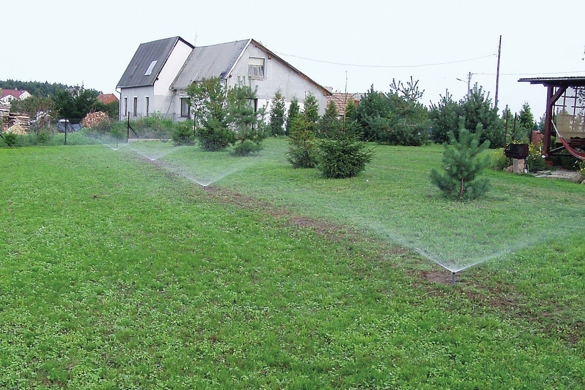 System nawadniający w akcji