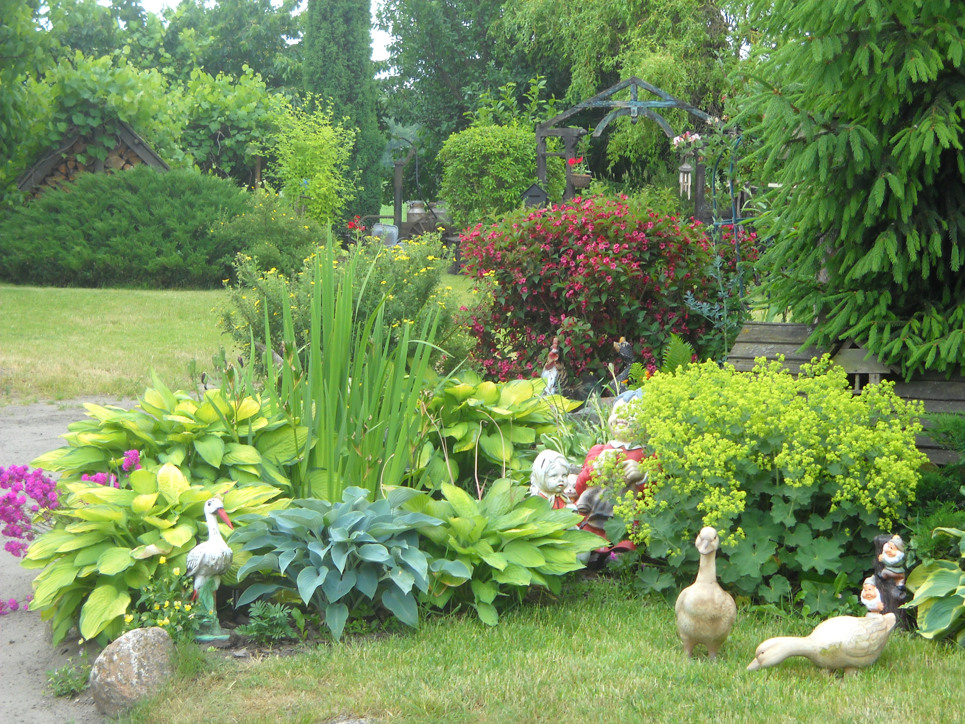 Część naszego zakątka tuż przy domu.