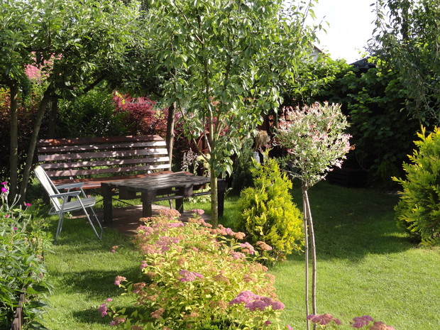 Część wypoczynkowa działki