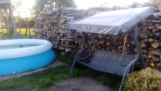 Kącik relaksacyjny osłonięty od otoczenia :)