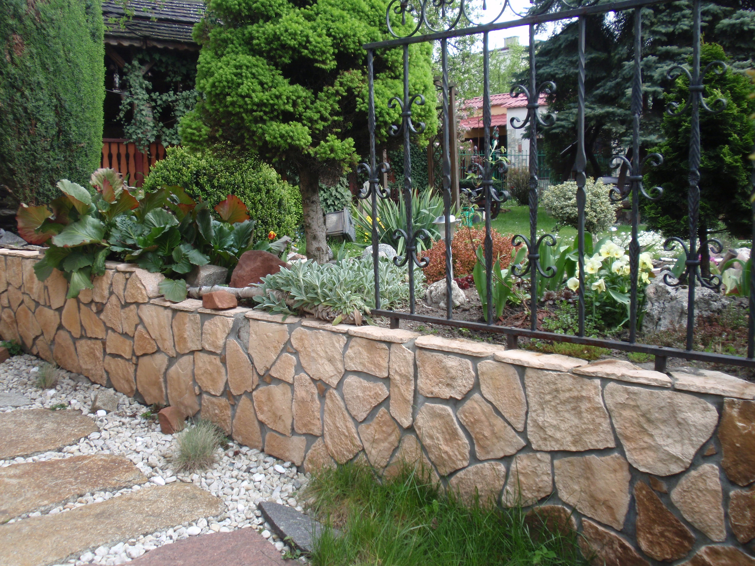 część ogrodu skalnego