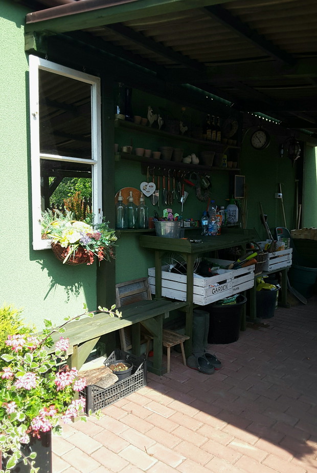 Pracownia pod chmurką:)