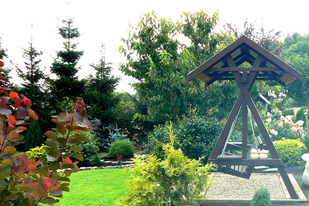 miejsce na relaks po pracy w ogrodzie