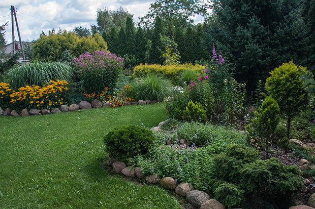 Część wschodnia ogrodu