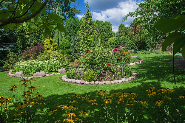 Część zachodnia ogrodu