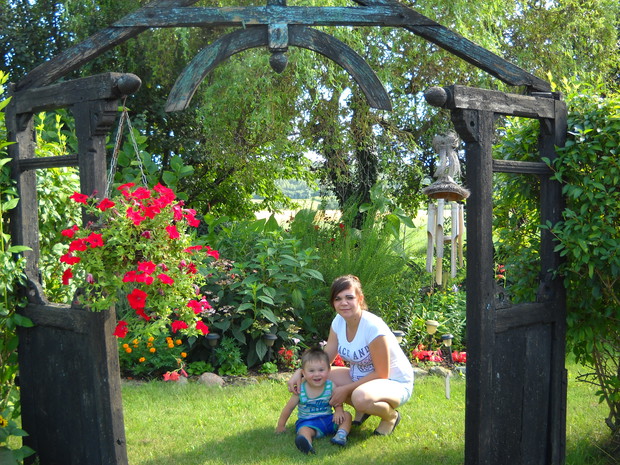 Kubuś ze swoją mamą.