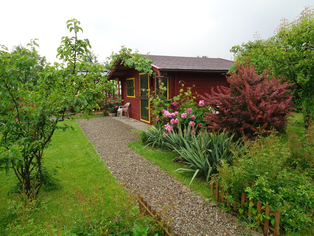 Wiosenny deszcz też dodaje uroku.