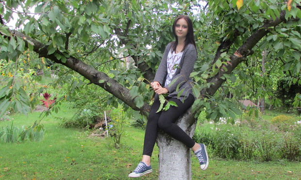 Marta znalazła odpowiednie miejsce na obserwację przyrody