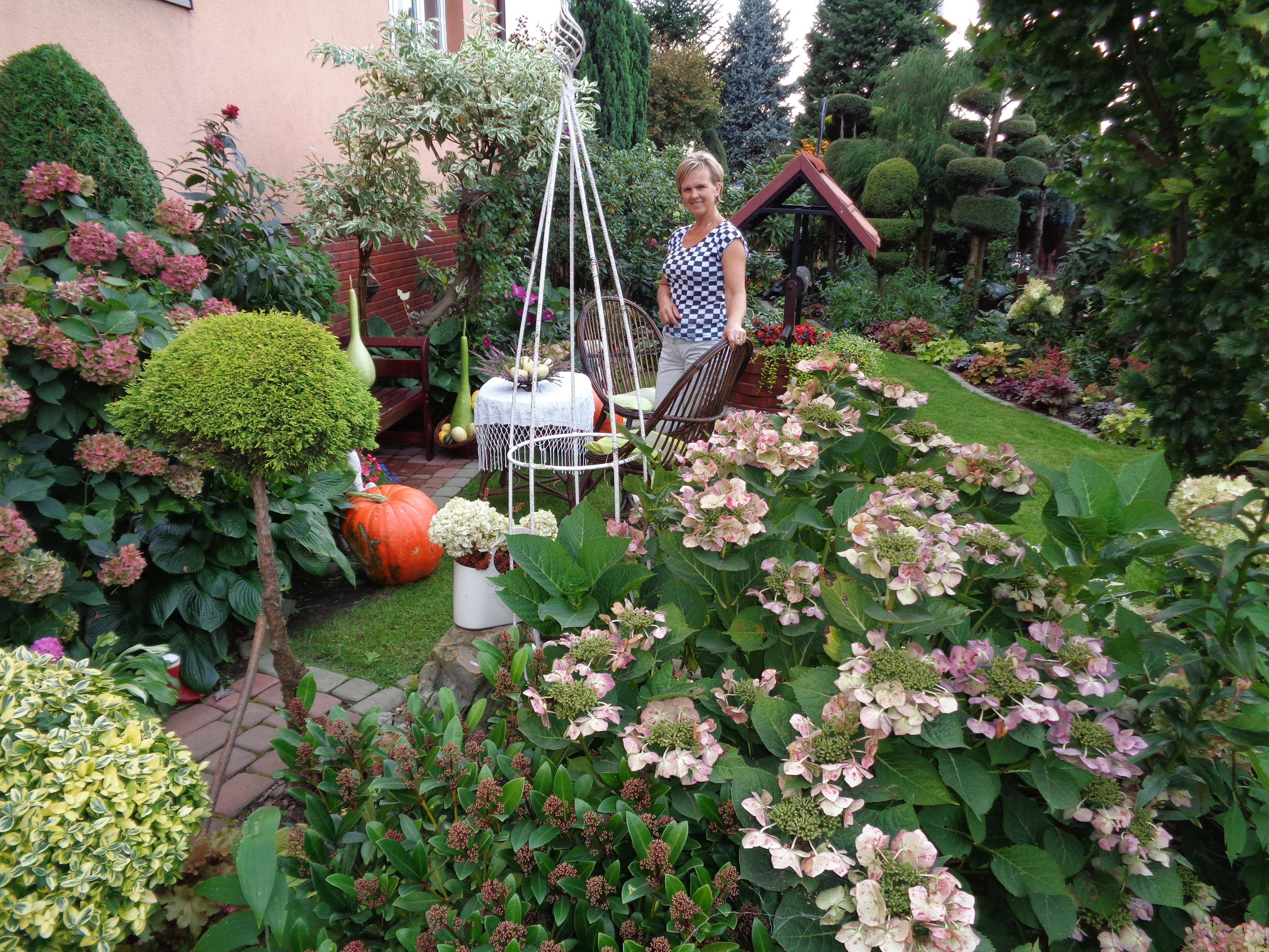 To ja Grazia w swoim ogrodzie 