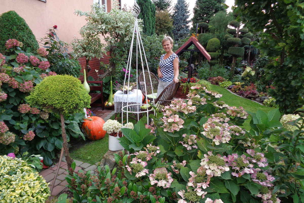 To ja Grazia w swoim ogrodzie