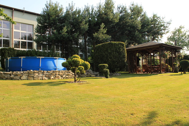 Także basen znalazł swoje stałe miejsce w naszym ogrodzie