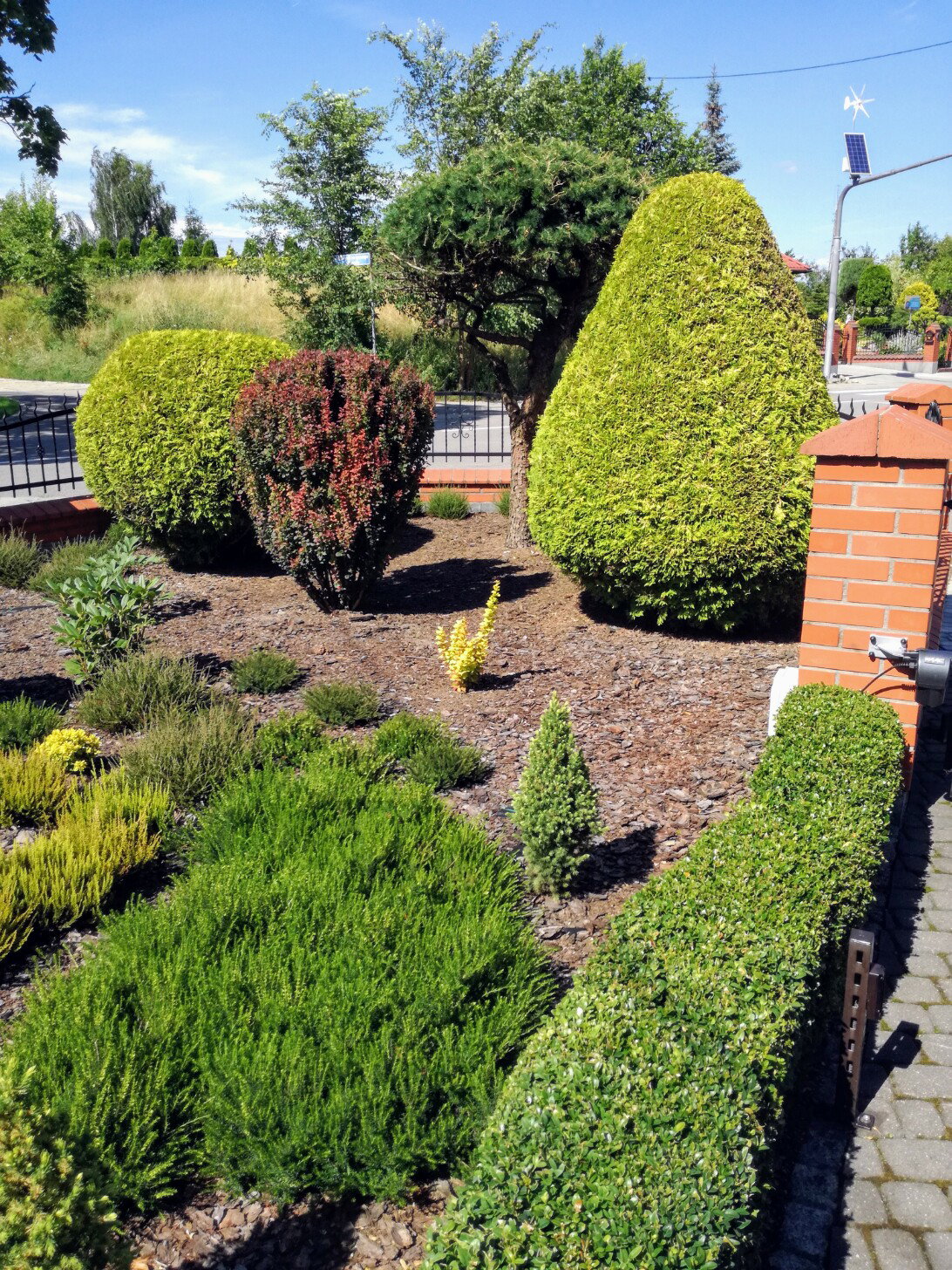 Część narożna ogrodu