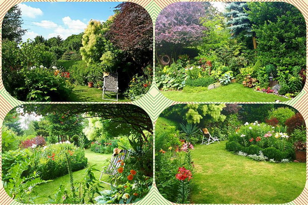 Nasza działeczka w 2017roku - jako amatorzy do tego co mamy doszliśmy metodą prób i błędów - były momenty zwątpienia i to nie raz - ale na chwile,wystarczylo się przespać - iść na dzialke i już w głowie zaczęło się kłębić mnóstwo nowych pomysłów.