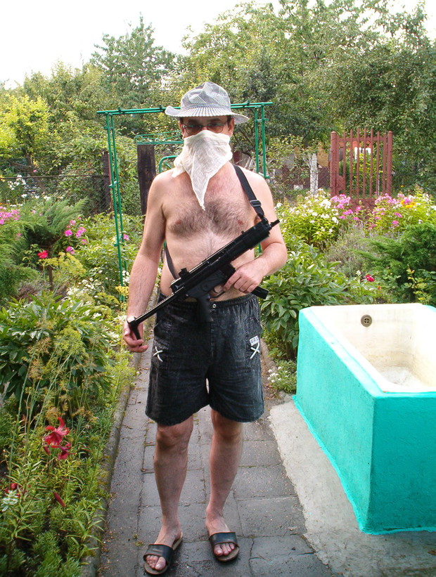 Ojciec w swoim żywiole ;)