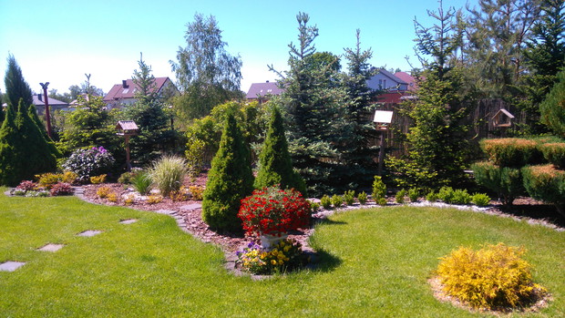 Część reprezentacyjna ogrodu