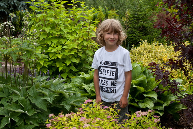 Część ogrodu przy stawku