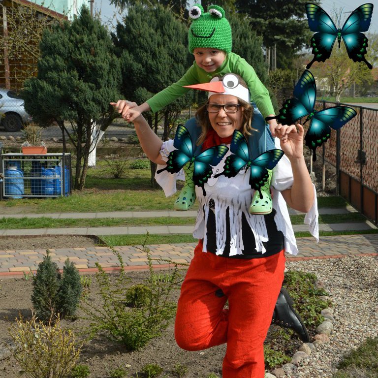 Szalone harce w ogrodzie :-) 