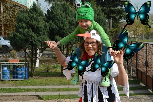 Szalone harce w ogrodzie :-)