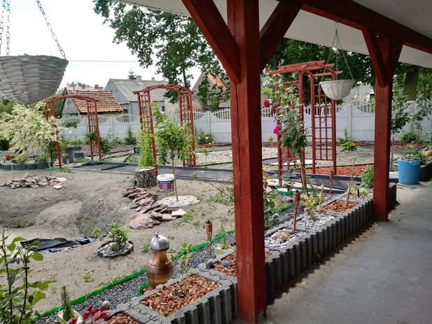 Widok z tarasu jeszcze przed zmianami