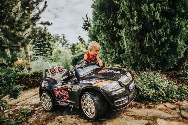 -No i tak skończyła się nauka jazdy. Witek wjechał w krzaki. Witoldzie! Czy trzeba ci pomóc?
-Tak