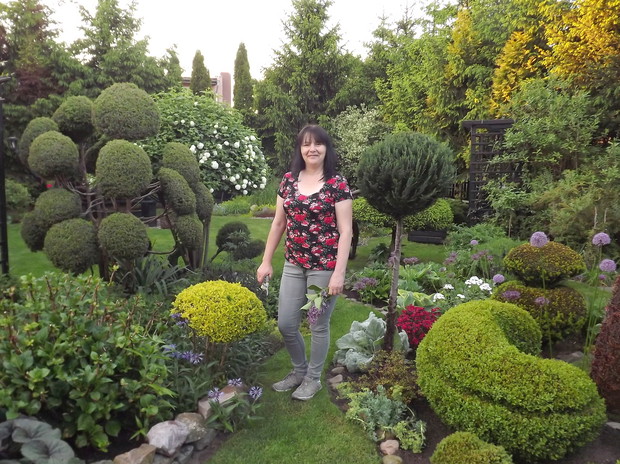 Właścicielka w swoim królestwie. 