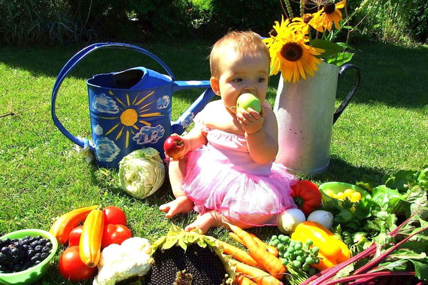 Z ogrodu Dziadka samo zdrowie dla małego gagadka