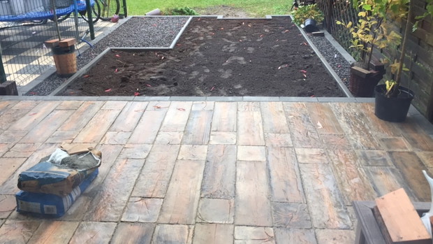 Gres mrozoodporny - imitacja pękniętego drewna 