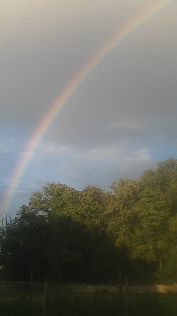 TĘCZA  NAD BRANIEWEM